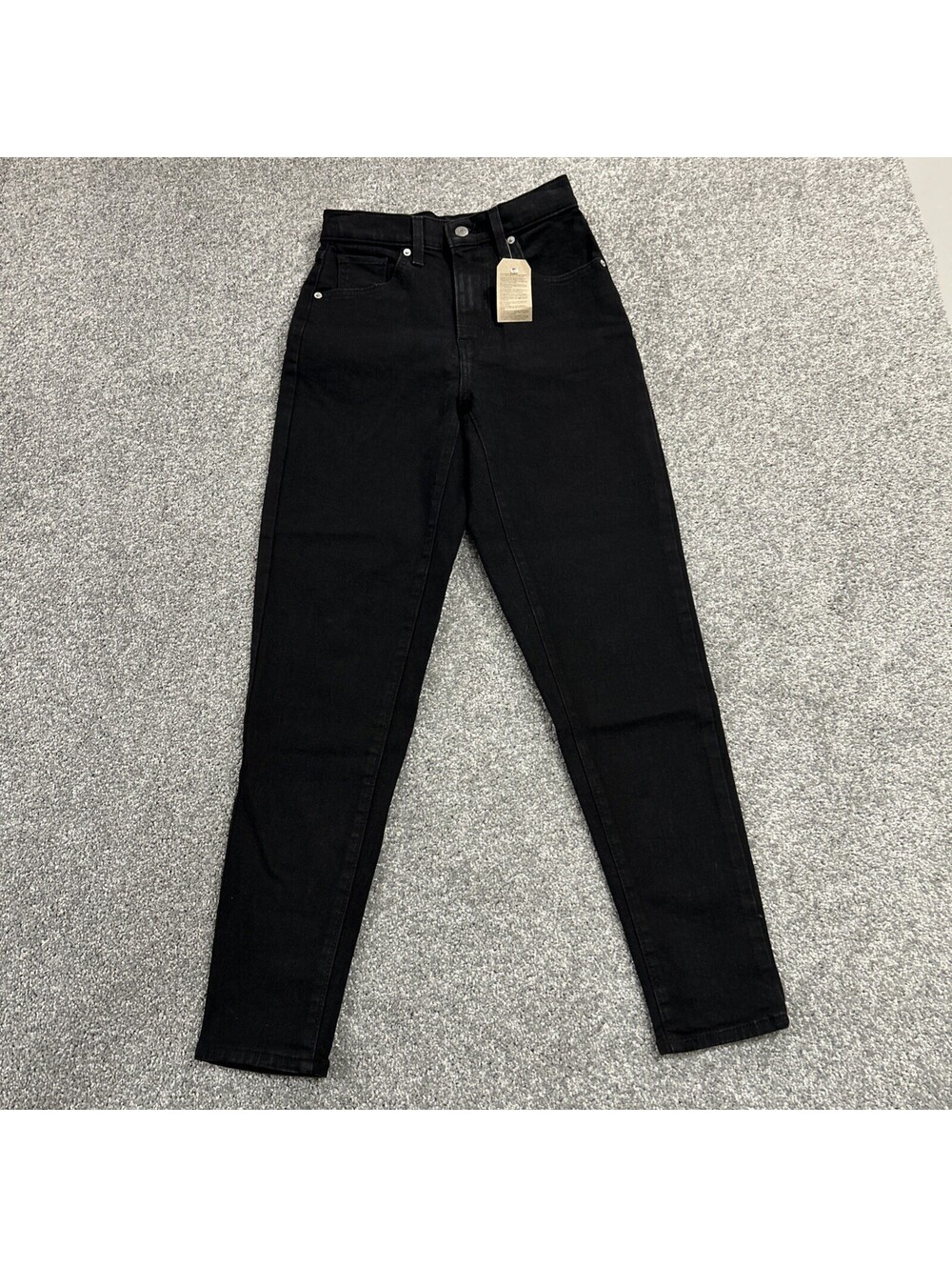 Levi’s High Waisted Mom Skinny Women’s Black Jeans Size 25